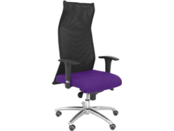 Silla de Escritorio Ejecutiva PYC Sahuco Morado con ruedas antiarañazos (Brazos Ajustables - Malla)
