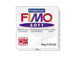 Pasta Para Modelar Staedtler Fimo Soft 56 Gr Cor Blanco