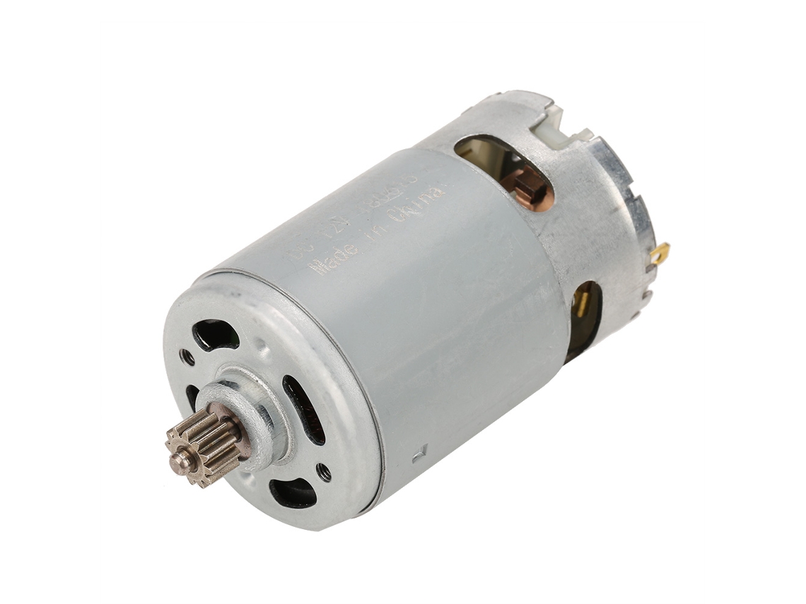 Motor De Cc De Dos Velocidades Con 12 Dientes Y Engranaje, 12 V, Para Taladro/herramienta Eléctrica.