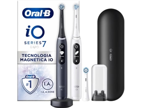 Cepillo de Dientes Eléctrico ORAL B iO 7 N Duo Azul+Blanco