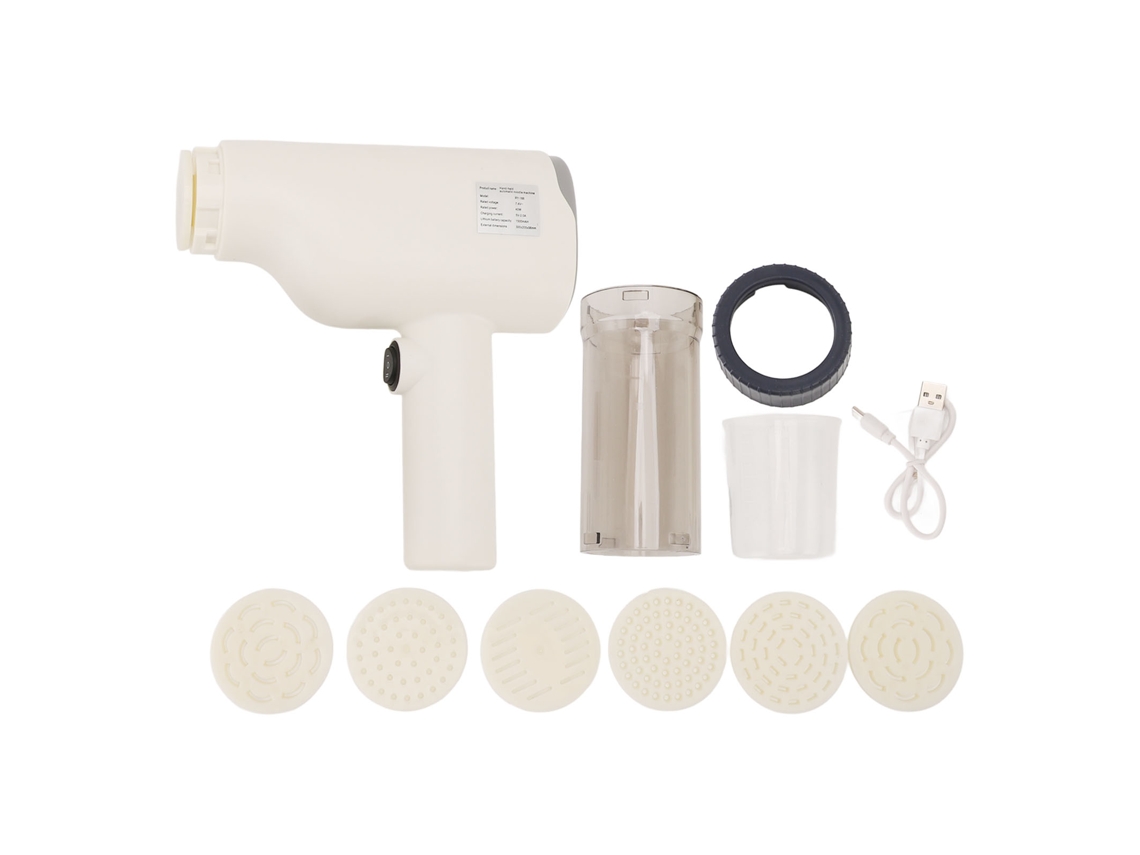 Máquina Eléctrica Portátil Inalámbrica Para Hacer Pasta Con 6 Discos, Ideal Para Preparar Pasta Y Fideos Caseros.