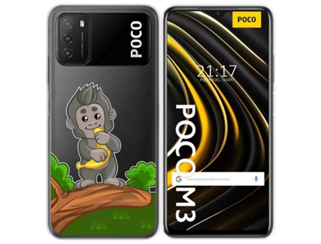 Carcasa Xiaomi Redmi 9T TUMUNDOSMARTPHONE Dibujos Transparente Multicolor