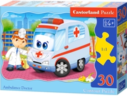 Puzzle CASTORLAND Ambulance Doctor (30 Piezas)