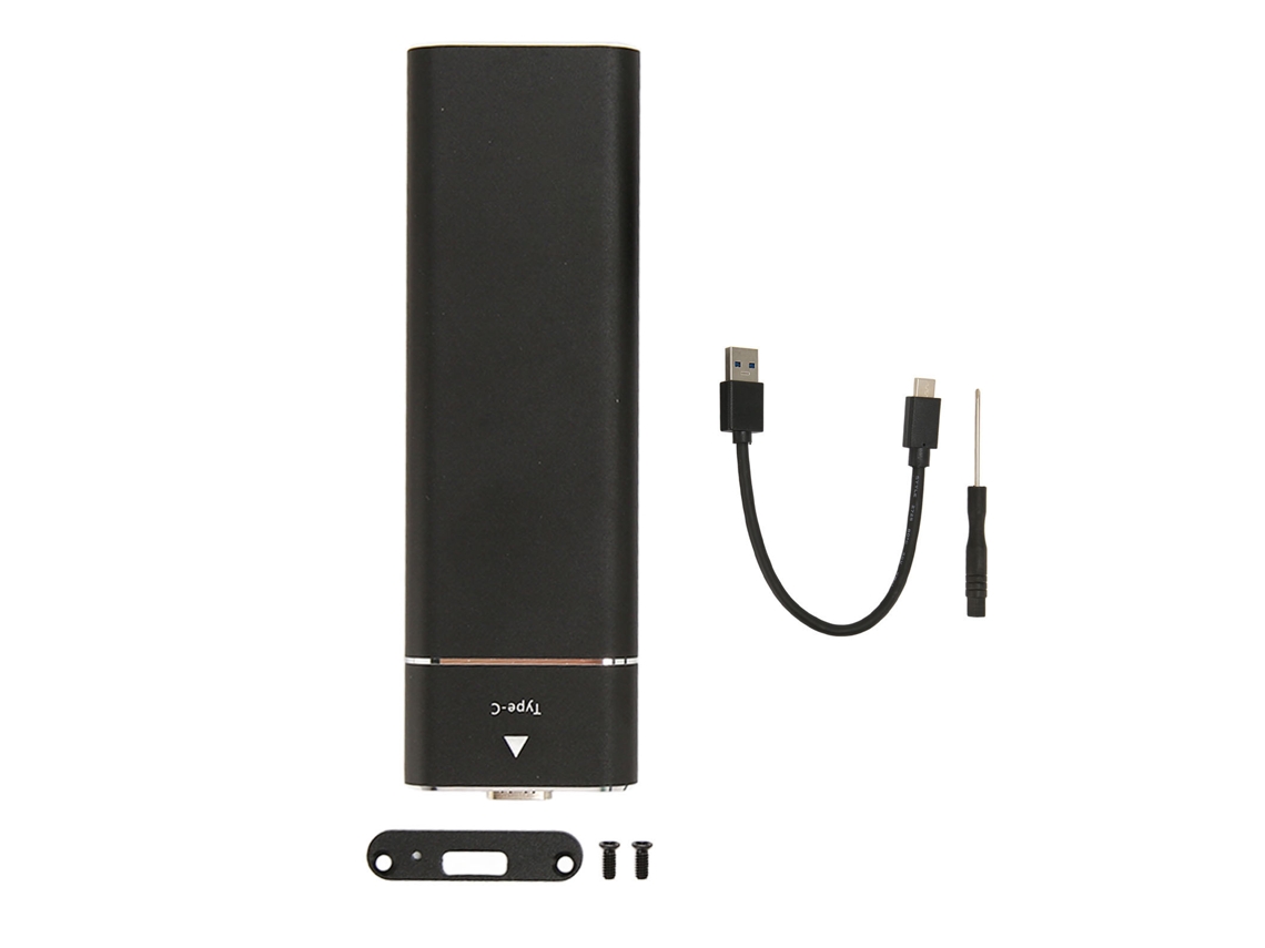 Invólucro Ssd M.2 Sata Nvme Type C 10gbps Uasp Trim Alumínio Para 22x30 42 60 80mm
