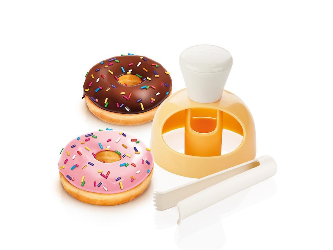 Mold De Tarta Donut Con Pinza Cortadora Para Diy, Herramienta De Repostería Para Galletas Y Postres, Molde De Cocina