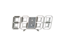 Reloj digital 3D, LED montado en la pared, pantalla de tiempo y temperatura NEVEANCE