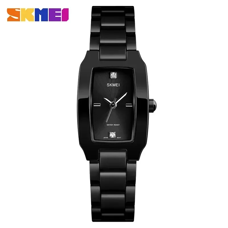 Reloj De Cuarzo Para Mujer (negro), Reloj Ultrafino De Moda, Reloj Impermeable Con Diamantes De Imitación Para Mujer.