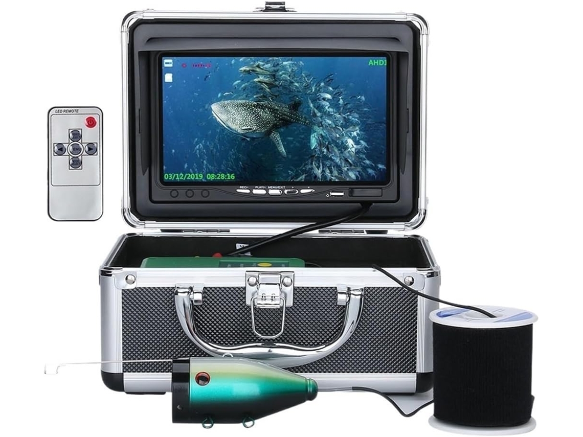 Para Pesca En Hielo, Pesca En Lagos Y Pesca Desde Embarcaciones: Cámara Subacuática Dvr De 30 M/15 M