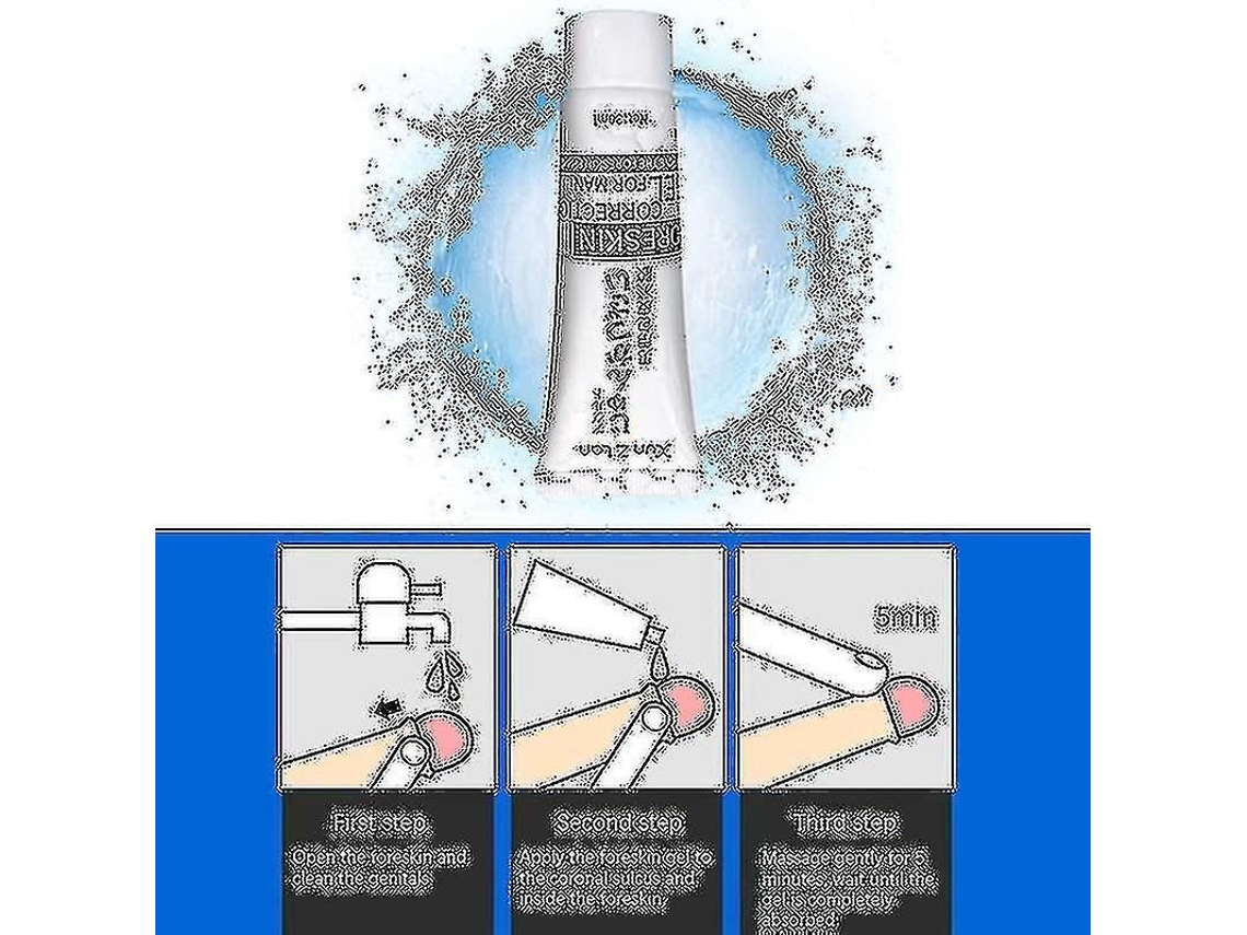 Gel Multifuncional Para La Corrección Del Prepucio Masculino Y La Fimosis.