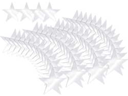 Découpes Détoiles En ,60 Piezas Decoraciones Para Et Fête,15 Cm Découpes De Pour Fête De Noël De Gokoco