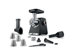 Hachoir A Carne Bosch Serie 6 Mfws640b 500 W 3,5 Kg/mn 3 Rejillas Negro