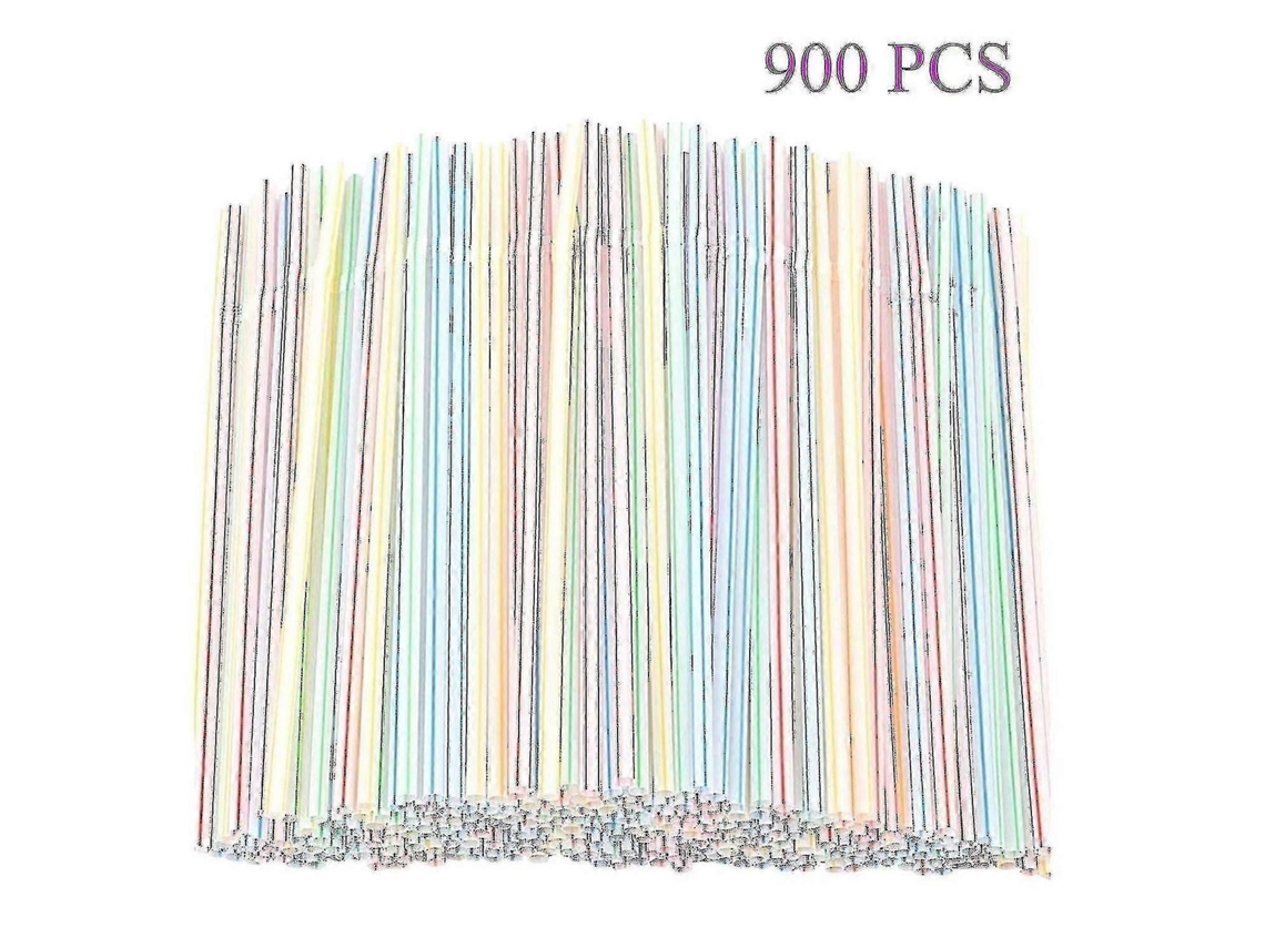 900 pajitas de plástico para fiestas, bares, licorerías y el hogar Rosewell