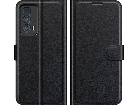 Carcasa Motorola Edge 20 Pro Libro Negro