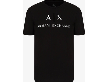 T-shirt ARMANI EXCHANGE Algodón Hombre (L - Negro)