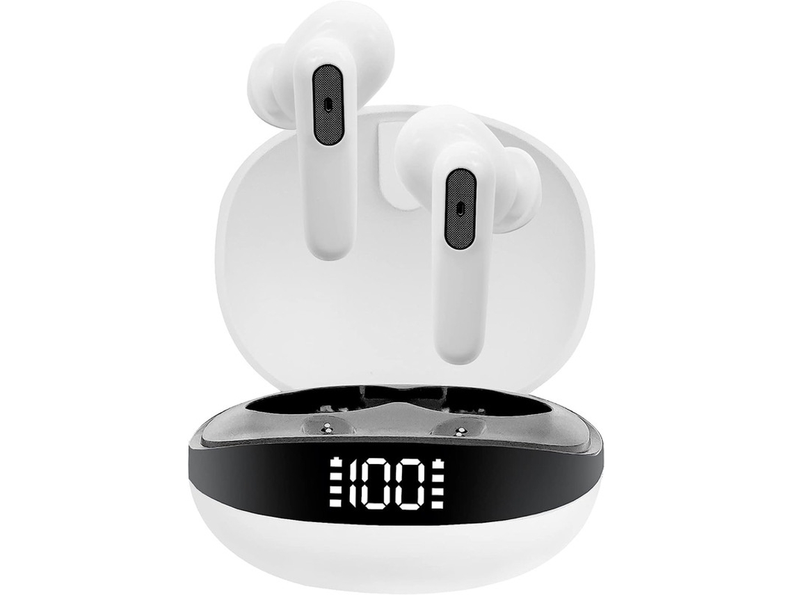 Auriculares YIZHOOD True Wireless Bluetooth Blanco