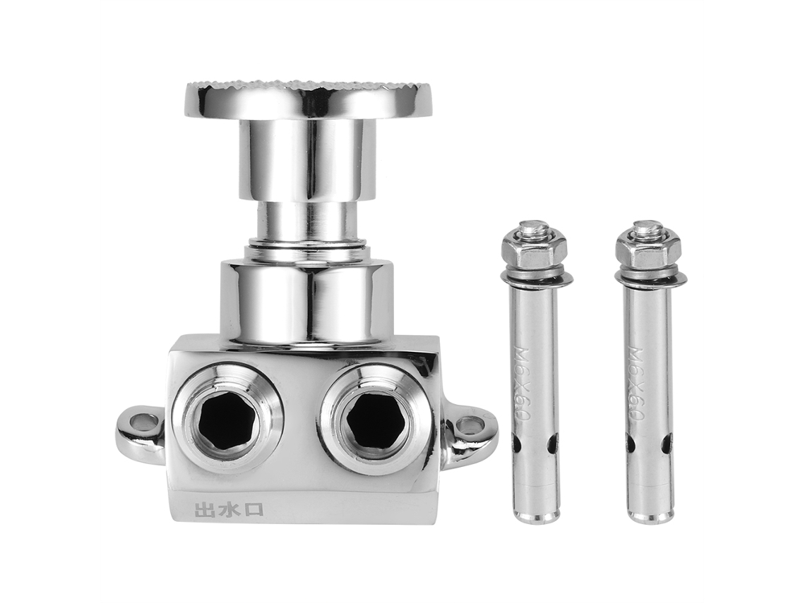 Válvula De Pedal De Cobre Con Rosca G1/2 Para Grifo De Agua Fría Con Control Automático.
