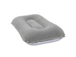 Bestway 67121 Cojín Hinchable De Viaje De Terciopelo Gris