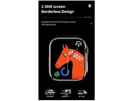 Smartwatch YDCY Ws8 Plus Ultra Negro