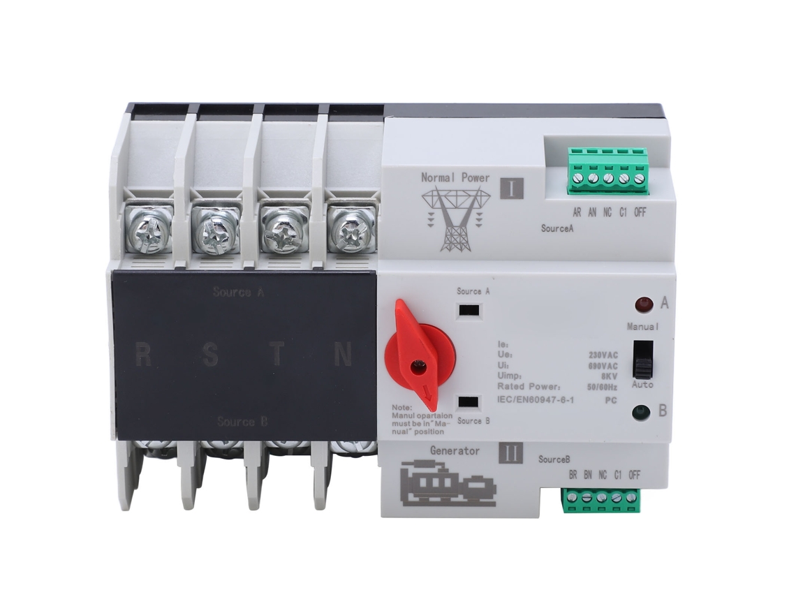Sistema De Alimentación Ininterrumpida (ups) De Doble Interruptor De Transferencia Automática De 100 A, Ac230v Para Electrodomésticos.