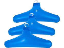 Juego 3 Perchas Inflables Portátiles Pvc Ligeras Duraderas Ahorran Espacio Viajes Camping Hoteles Brindan