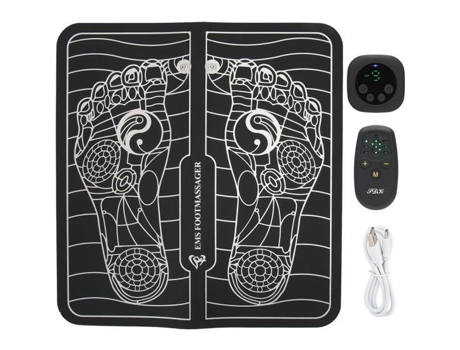 Tapete Masajeador de Pies Eléctrico Eiffel Usb Lcd Ems Almohadilla para Masaje en los Pies Estimulador de Pies