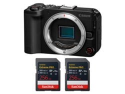 Canon Eos R50 V + 2 Sandisk 256gb Extreme Pro Uhs-ii Sdxc + Ebook “20 Consejos Para Fotos Que Impactan”