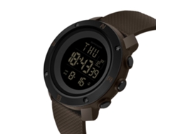 Reloj Digital Deportivo Impermeable Luminoso Multifuncional Para Hombre Niño Beige