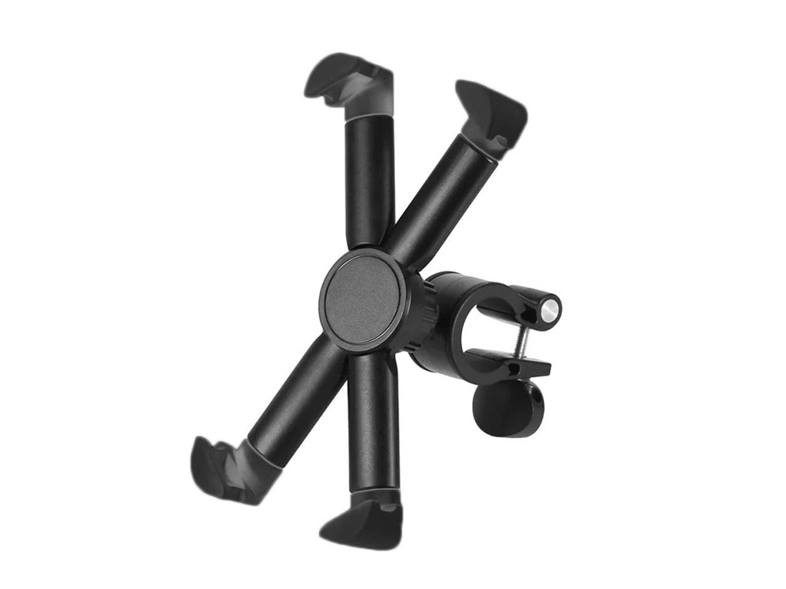 Soporte giratorio de 360° anticaída para teléfono móvil, ideal para motocicletas y bicicletas.