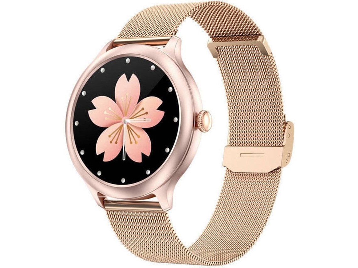 Reloj inteligente para mujer, resistente al agua IP68, con monitor de actividad física, presión arterial, frecuencia cardíaca, sueño, pasos, calorías, Bestvite (rosa)