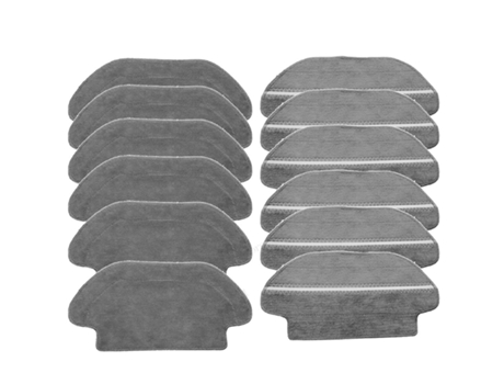 12pcs mop mop pano pad para xiaomi mijia styj02ym viomi v2 pro
