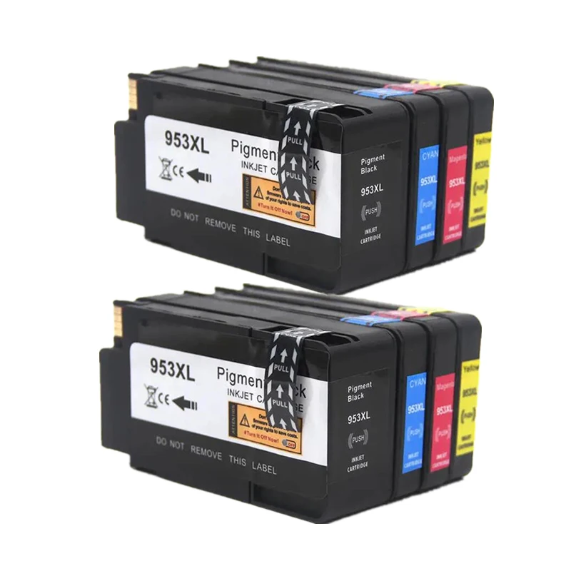 2set953xl Cartucho De Tinta Compatible 953 Para Hp 953 Xl Negro Cmyk Para Impresoras Hp Officejet Pro 7720 7730 7740 8210 8218