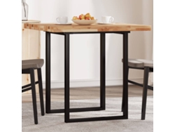 Tablero De Mesa | Superficie De Mesa | Tablero De Escritorio Cuadrado Madera Maciza Acacia 80x80x4 Cm Wsd33968