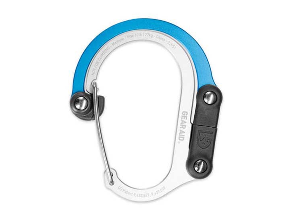 Mosquetão Heroclip Medium Prateadogear Aid