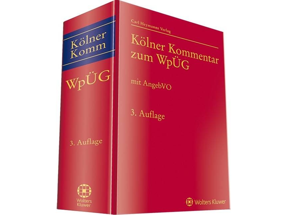 Libro Kölner Kommentar zum Wertpapiererwerbs- und Übernahmegesetz (Alemán)