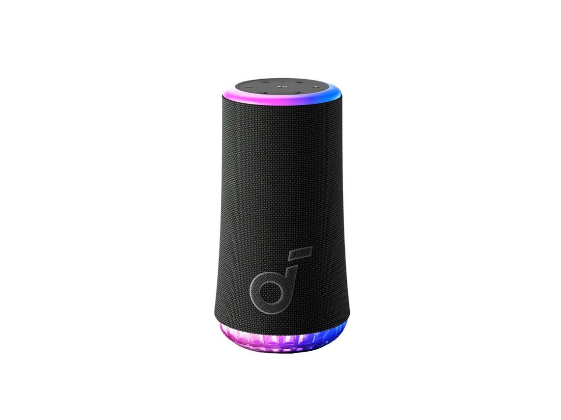 Altavoces Bluetooth SOUNDCORE Glow (Negro - Bluetooth - Inalámbrico - Bluetooth 5.3 - 30 W)