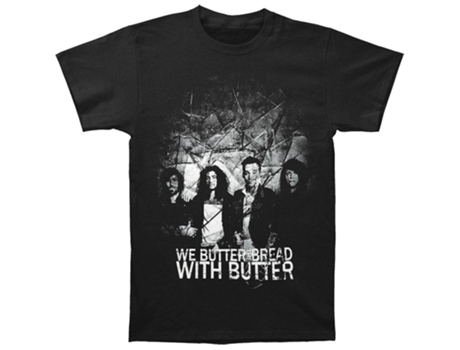 Camiseta ROCKINSTONE Untamos con mantequilla el pan con mantequilla Camiseta con foto (Algodón - XL)