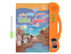 2026yncm-libro Electrónico Con Sonido Para Niños Libro De Aprendizaje Con Lápiz De Aprendizaje Idioma Árabe Juguete Puzzle Naranja
