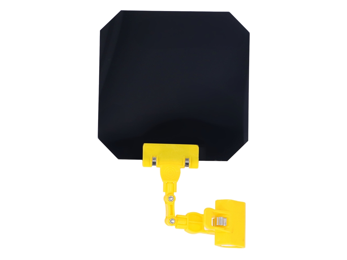 Capota De Solda Com Clips 18cm Quadrada Anti-luz Forte Proteção Ocular Manual Amarela