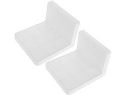 Juego de 2 estantes flotantes adhesivos para pared, kit de montaje para cámara de seguridad, organizador Slowmoose