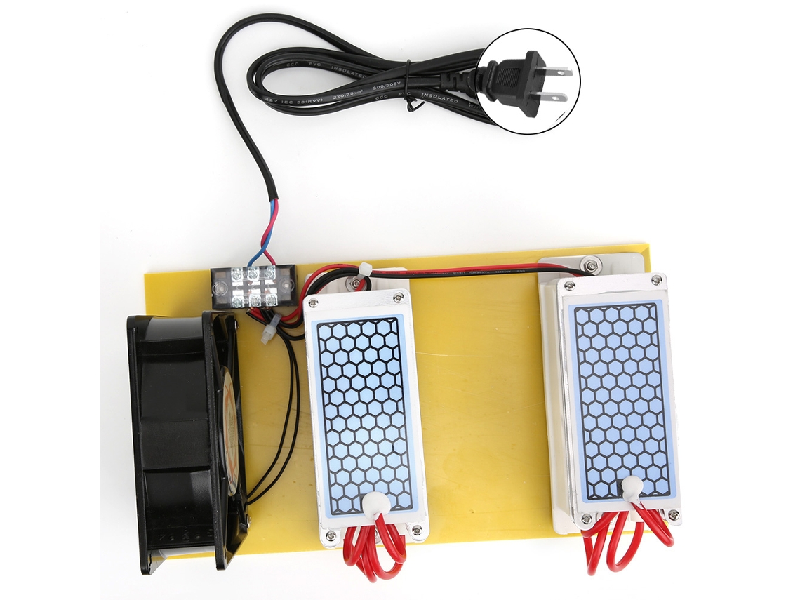Purificador de aire con generador de ozono de 20 g y ventilador