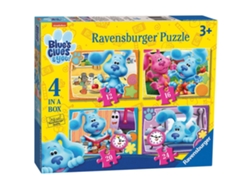 Rompecabezas infantil progresivo 4 en 1 de 12 a 24 piezas Blues Clues & You