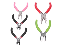 Kit De 5 Alicates Para Joyería: Alicates Diagonales, Alicates De Punta Plana Y Alicates Para Hacer Arandelas.