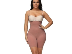 Faja moldeadora corta de talle alto para mujer, modelo 2026, con control abdominal y fuerte compresión.