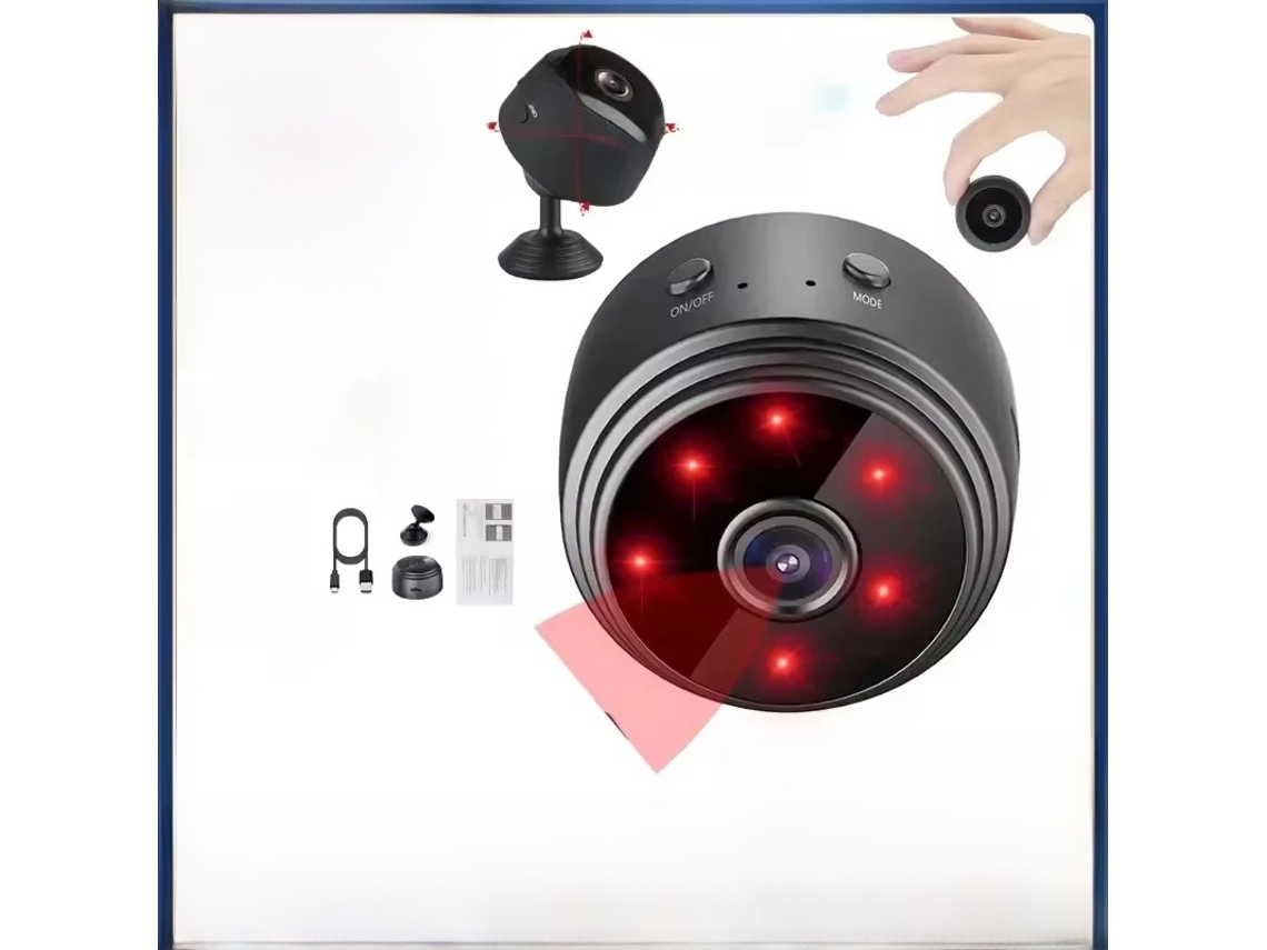 Mini Cámara A9 Con Wifi, Inalámbrica, De Vigilancia Remota Y De Seguridad