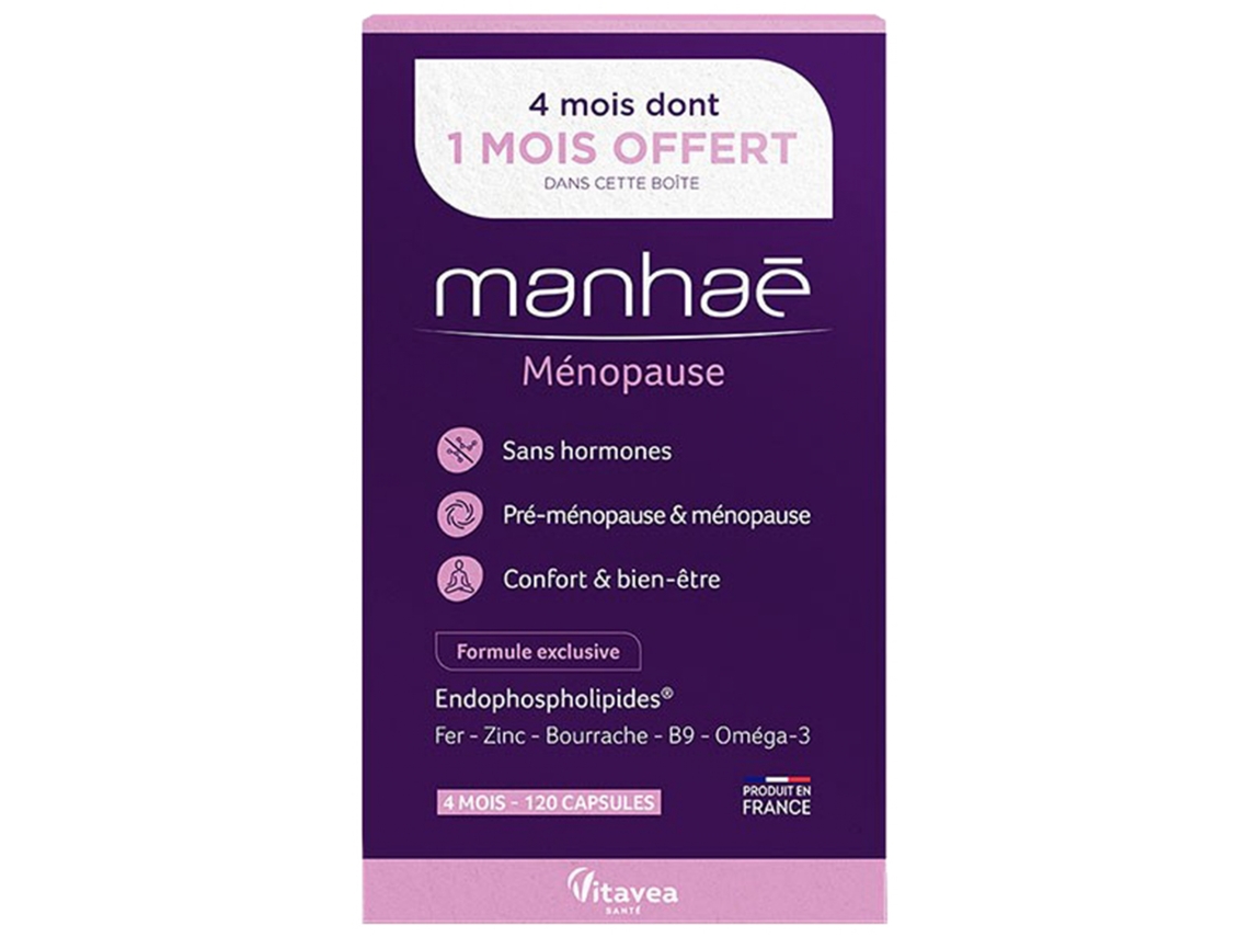Vitavea Manhaé Menopausia 120 cápsulas incluido 1 mes gratis VITAVEA