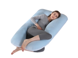 Almohada Para Embarazadas, Almohada En U Desmontable Y Lavable, Gran Cojín De Espalda