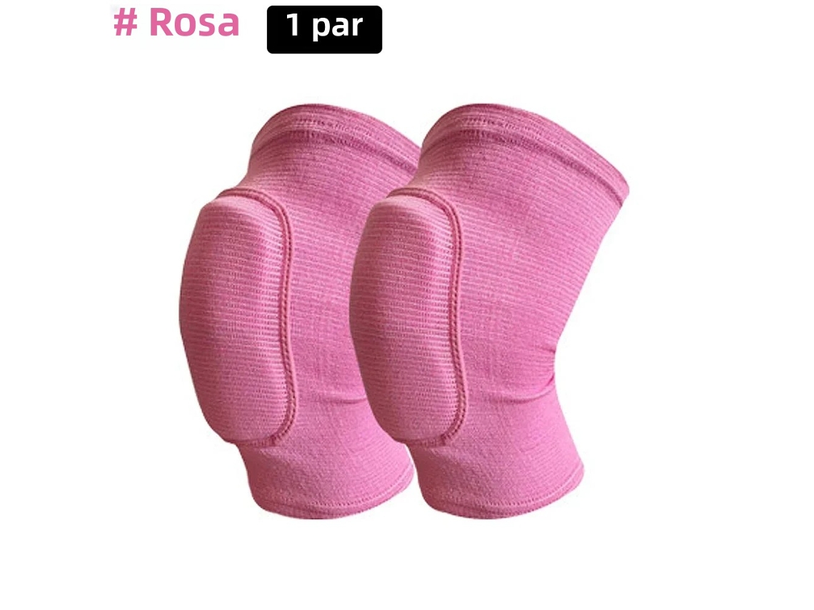 Rodillera deportiva de compresión Mdug (rosa, talla S)