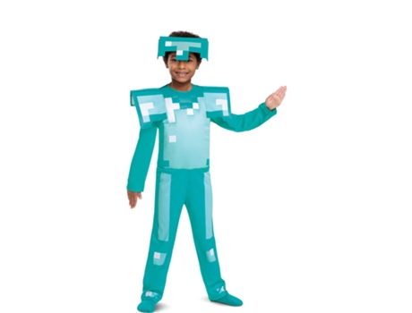 Disfraz de Niño LIRAGRAM ESPAÑA Armadura Deluxe Minecraft (4 - 6 años)