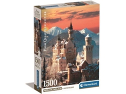Puzzle CLEMENTONI High Quality Collection Neuschwanstein (1500 piezas - Edad Minima: 14 años)