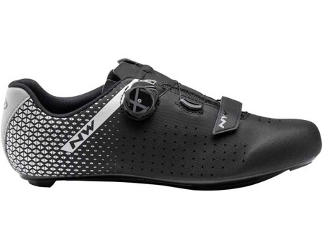 Zapatillas para Hombre NORTHWAVE Carretera Core Plus 2 Largo Negro para Ciclismo (EU 38)